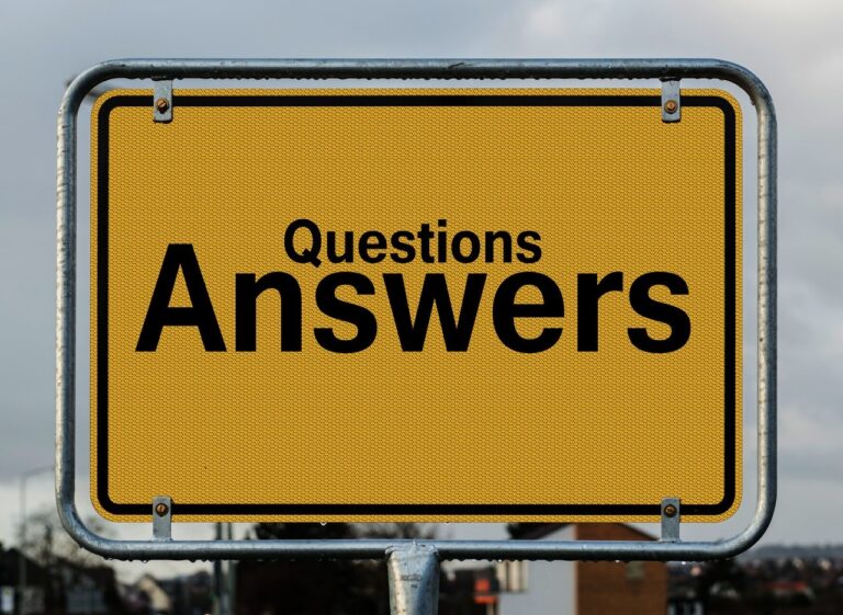 questions to answer